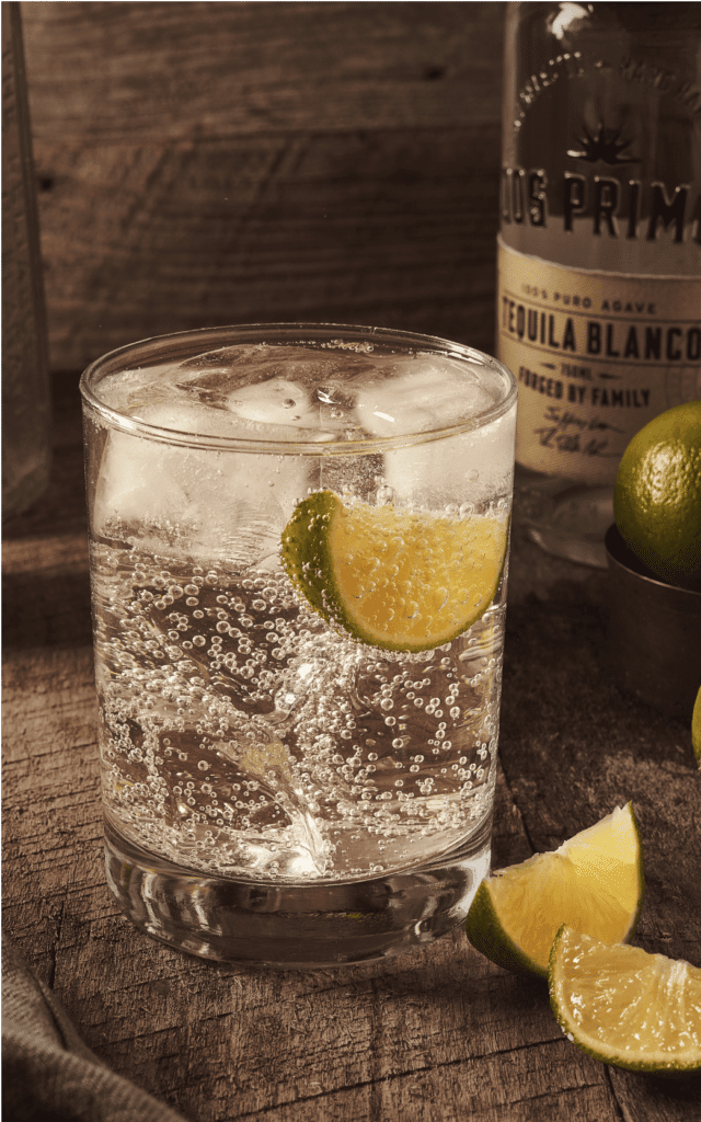 Blanco Dos & Soda Dos Primos Tequila